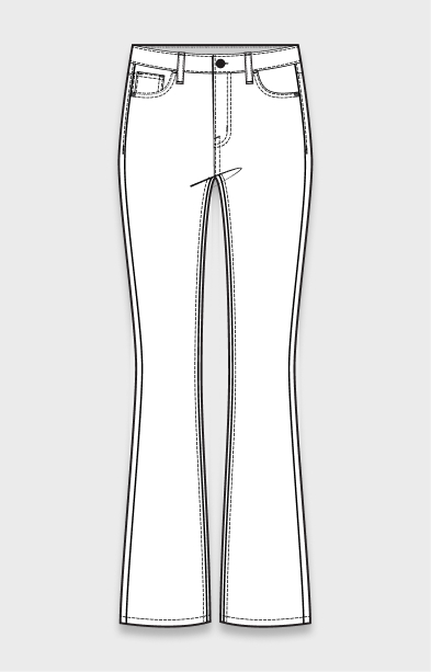 Bootcut jeans