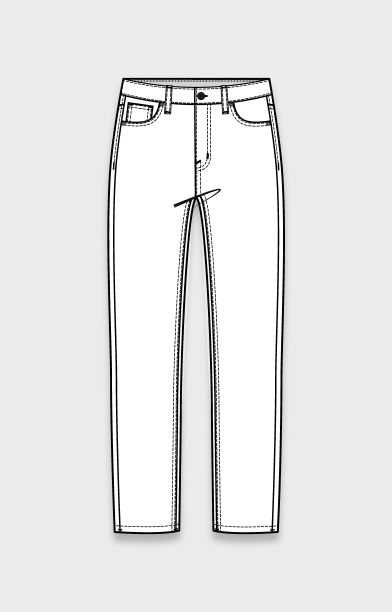 Straight jeans
